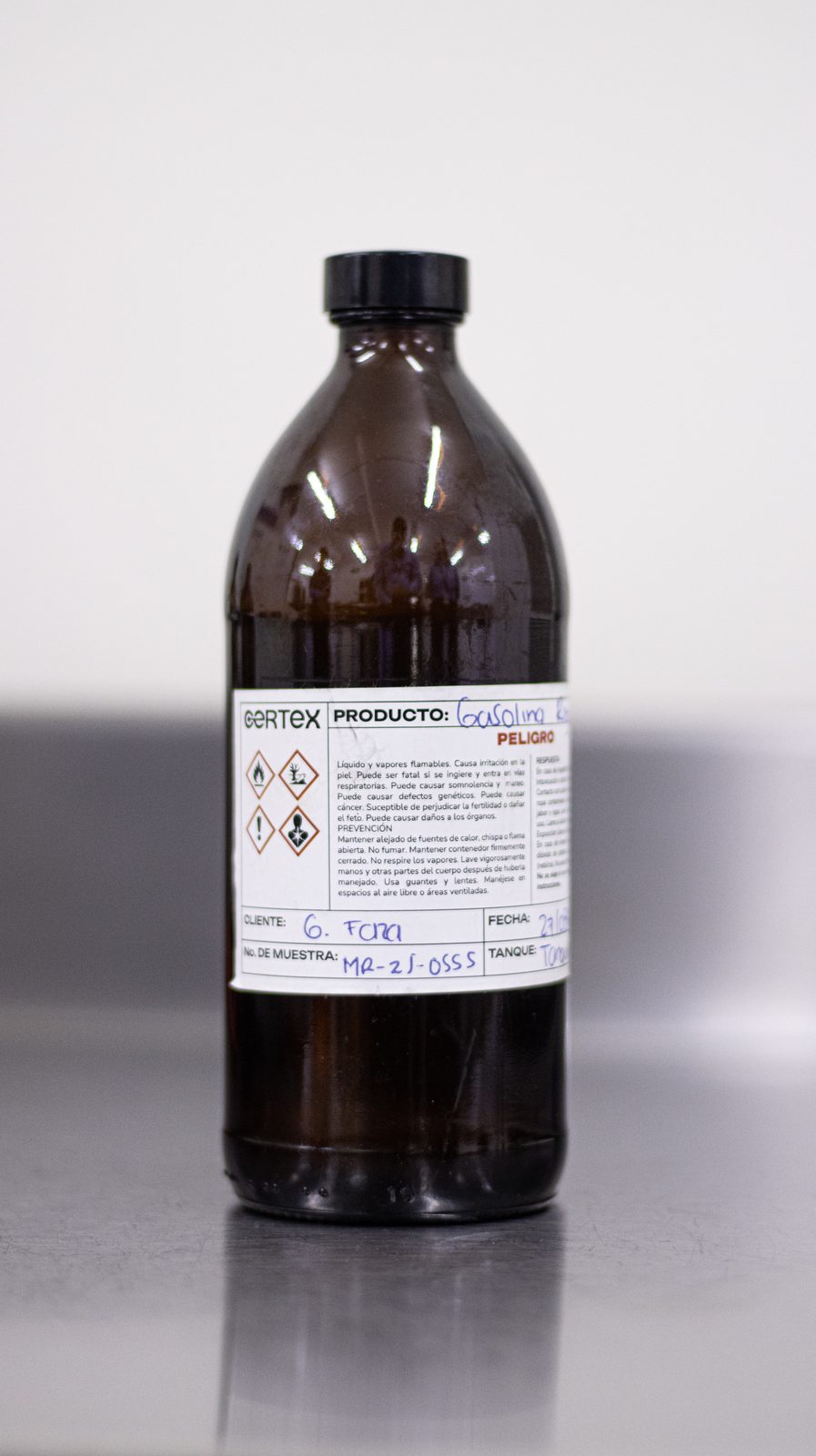 Muestra CERTEX etiquetada