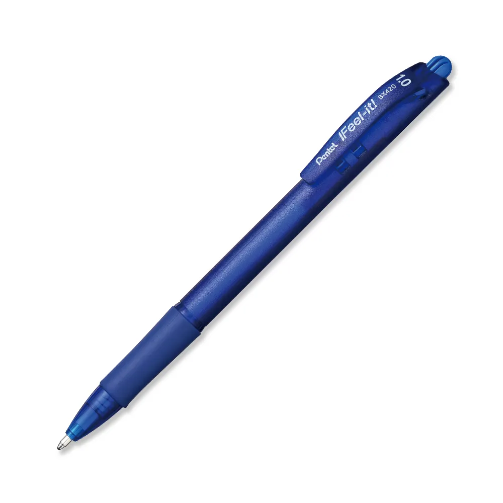 [884851028211] Bolígrafo Pentel Feel retráctil BX420 (Azul)