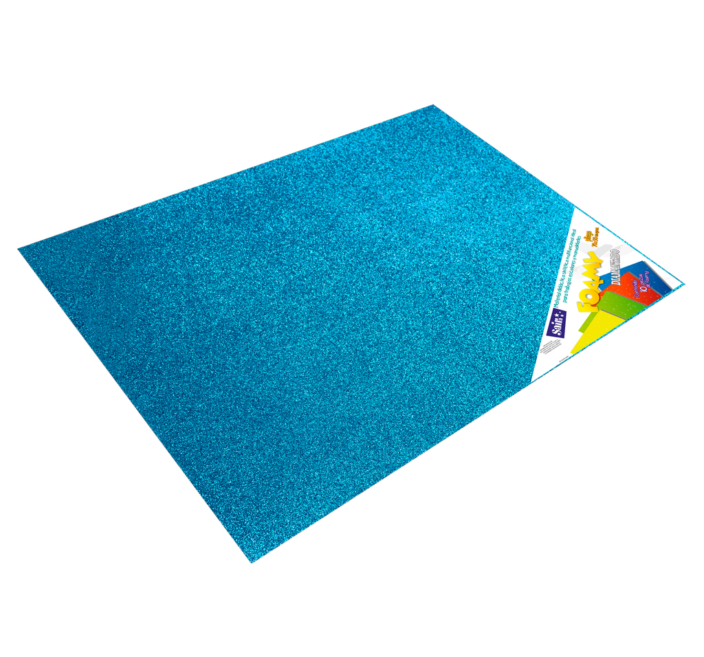 [100722] Foamy Diamantado Saira (Azul Cielo, Carta)