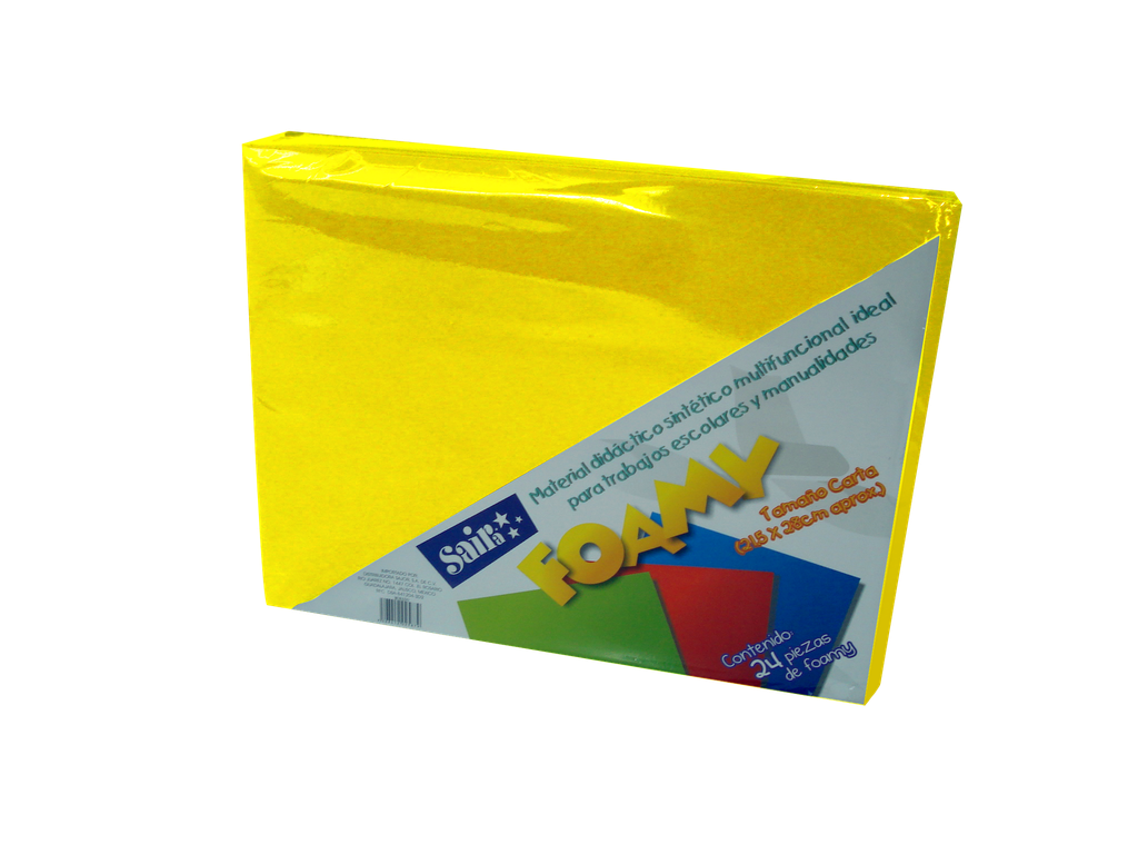 [100722] Foamy Liso Saira (Amarillo Canario, Carta)
