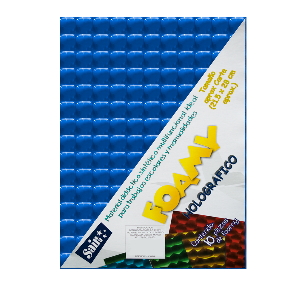 [100324] Foamy Metálico Saira (Azul)